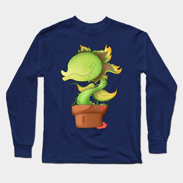 Feed Me, Seymour! Long Sleeve T-Shirt by Sam Sawyer